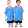 Kids Soccer Jersey Set Training Team Uniform Shirt and Shorts