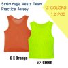 Pinnies Team Practice Vests for Child Youth Teen Adult,Mesh Scrimmage Jersey for Soccer Football Basketball