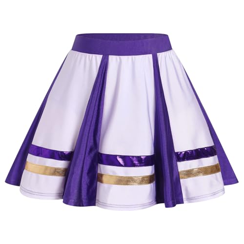 Cheerleader Costume for Women Girls Cheer Outfit Adult Cheerleading Uniform Tank Tops + Pleated Skirt 2pcs Set