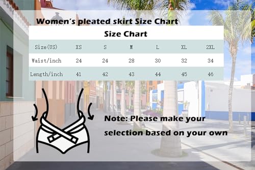 Women's Pleated Skirt Mini Skater Basic Skirts High Waist School Girls Uniform Short Cheerleader Skirt