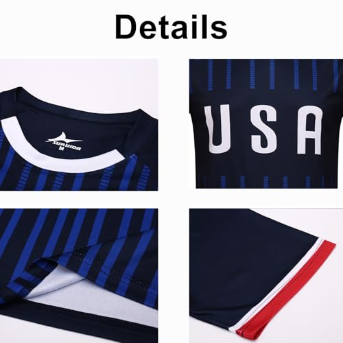 Soccer Jerseys for Men&Women S-2XL,#10 National Team Fan Soccer Practice Jerseys Football Shirt