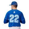 Men's Heater 2-Button Piped Baseball Jersey