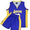 Kids Basketball Kit, 2 Piece Sleeveless Kids Basketball Jersey Shirt & Shorts for 2-14 Years Unisex Children