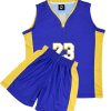 Kids Basketball Kit, 2 Piece Sleeveless Kids Basketball Jersey Shirt & Shorts for 2-14 Years Unisex Children