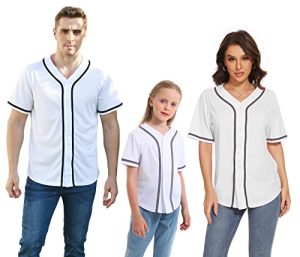Family Matching Outfits Baseball Shirts Mommy and Me Daddy Summer Sports Casual Short Sleeve T-Shirt
