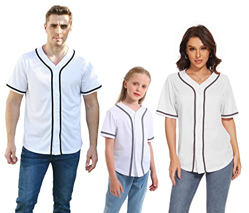 41qXZkInDaL.jpg Family Matching Outfits Baseball Shirts Mommy and Me Daddy Summer Sports Casual Short Sleeve T-Shirt