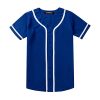 BJW80 Series Women's Baseball Jersey Softball Jersey Button Down Shirts