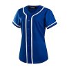 BJW80 Series Women's Baseball Jersey Softball Jersey Button Down Shirts