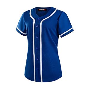 BJW80 Series Women's Baseball Jersey Softball Jersey Button Down Shirts