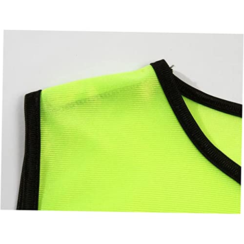 12PCS Adult Football Basketball Training Vests Xl Fluorescent Blue Mesh Sleeveless Shirts for Summer Sports Practice Lightweight
