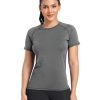 4 Pack Women's Compression Shirt Running Athletic T-Shirts Workout Tops Baselayer Short Sleeve Yoga Gym Sports Gear