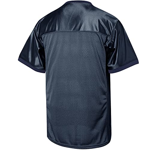 Blank Football Jersey,90s Hip Hop Sports Mesh Practice Plain Football Shirt