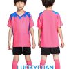 Kids Soccer Jersey Set with Socks for Boys Girls Uniform Athletic Jersey Sportswear Kit