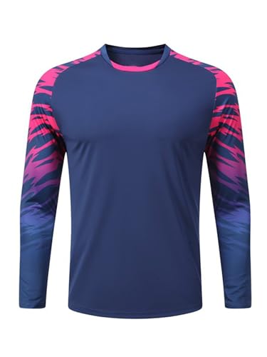 Boys Soccer Goalkeeper Jersey Football Competition Team Uniform Running Training Long Sleeve Shirts