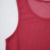 12 Pack（1-12） Numbered Pinnies/Scrimmage Vest/Team Practice Jerseys for Basketball, Soccer, Football