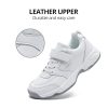 Unisex-Child Tennis Sneakers School Cheer Shoes for Boys Girls Non Slip Casual Uniform Dress Shoes for Little Kid/Big Kid