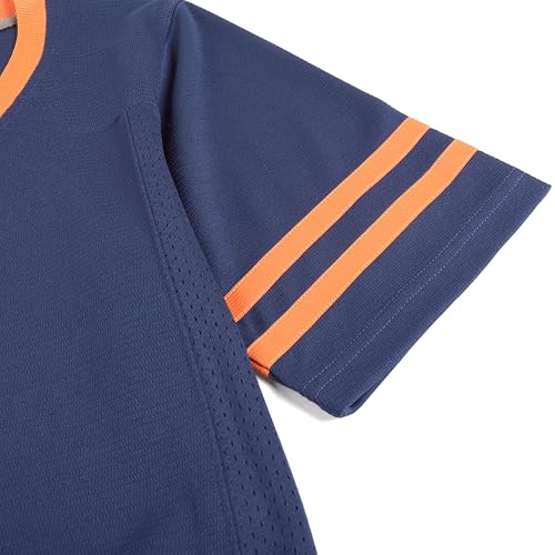 American Football Jerseys for Men Unisex Replica Plain Workout Sport Game Shirts Casual Outwear