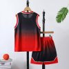 Basketball Jerseys 23# for Kids Youth Sports T-Shirt Jersey Boys Girls Gradient Basketball Uniform Set 6-16Years