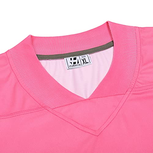 Adult Men's Blank Football Jerseys Athletic Football Fans Shirts Practice Sports Uniform Tops