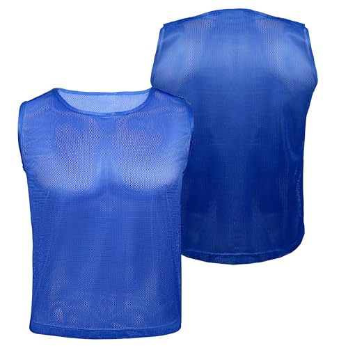 Youth Scrimmage Vests & Soccer Pennies – Breathable Mesh Soccer Pinnies, Pennies for Sports Youth
