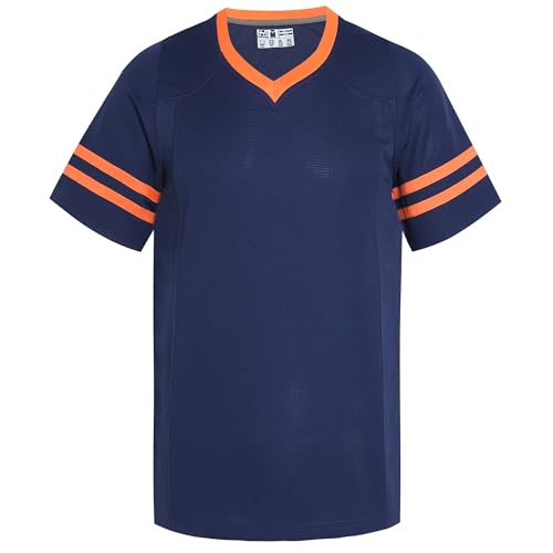 American Football Jerseys for Men Unisex Replica Plain Workout Sport Game Shirts Casual Outwear