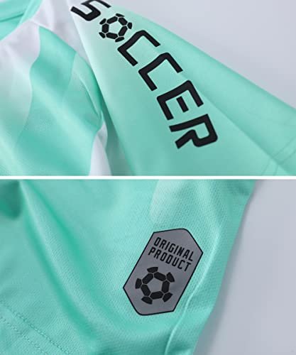 Boys 2-Pack Jersey Soccer Knit Set Sport Team Uniform Shirt and Shorts