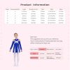 Kids Girls Cheer Leader Costume Halloween Cosplay Outfits Cheerleading Dance Dress Team Uniform