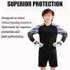 Soccer Goalie Jersey and Shorts Set for Boys,Long Sleeve Goalie Uniform Kit for Kids and Youth