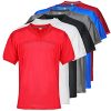 Men Blank Plain Football Jersey Practice Team Sports Uniforms Hip Hop Hipster Short Sleeve Mesh Pullover Shirts S-3XL