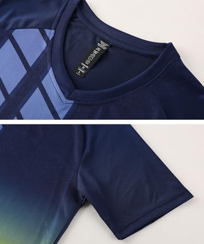 Kids Soccer Jersey Set Athletic Team Uniform Shirt and Shorts