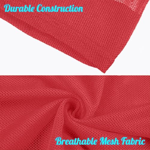 12-Pack Numbered Pinnies 1-6, Kids & Adult Scrimmage Vests, Mesh Practice Jerseys for Basketball, Soccer & Sports