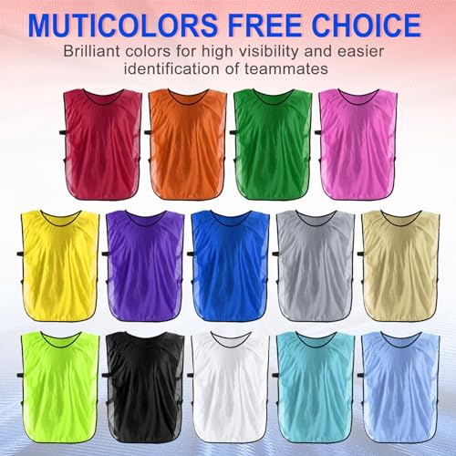 Scrimmage Vest Soccer Pennies Soccer Jersey Training Vests Team Sports Pinnies Youth Football Practice Jerseys
