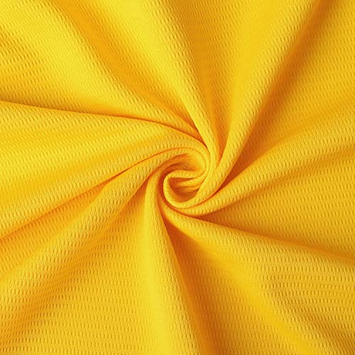 Youth Baseball Jersey Kids Button Down Short Sleeve Solid Color T-Shirt for School, PE, League Team Uniform