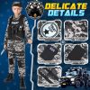 SWAT Police Costume for Kids, Kids Police Costume for Boys with SWAT Vest, Halloween Gifts for Boys 3-12