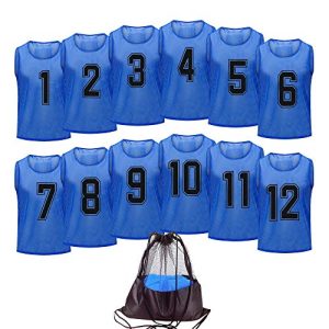 Basketball Jersey，Pinnies Adult，Scrimmage Vests for Kids Soccer Training Equipment