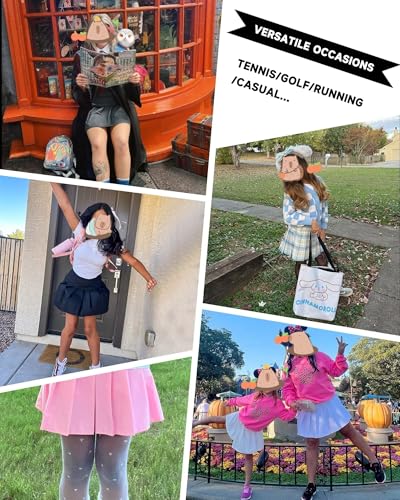 Pleated Skirts for Women Tennis Skirt with Shorts High Waisted Mini Skirt Athletic Golf Skirts Uniform Cheer Dress