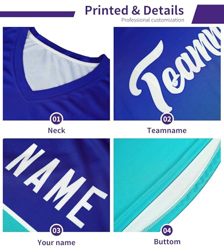 Personalized Gradient Basketball Jersey Shorts Printed Team Jersey with Name Number for Men Youth Basketball Uniform