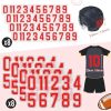 176 Sheets 1936 Pcs Iron on Numbers for Jersey T-Shirt Heat Transfer Numbers 0-9 for Fabric Clothing Sports Jersey Helmet