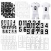 358 Pcs Iron on Letters and Numbers, 8 Inch and 3 Inch Heat Transfer Numbers with 2 Inch iron on letters for clothing, Jersey