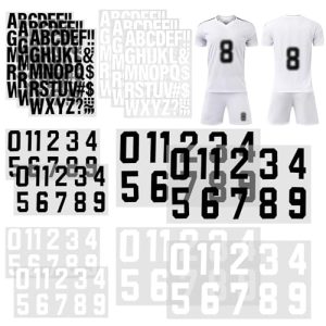 51BquK-VtgL.jpg 358 Pcs Iron on Letters and Numbers, 8 Inch and 3 Inch Heat Transfer Numbers with 2 Inch iron on letters for clothing, Jersey