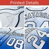 Custom Split Baseball Jersey Button Down Shirt Sports Personalized Stitched Name Number for Men/Women/Boy