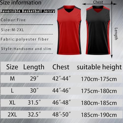 Reversible Basketball Jersey Team Athletic Scrimmage Mesh Blank Sports Uniforms S-3XL