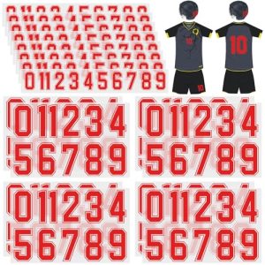 51FrCAOgSKL.jpg 176 Sheets 1936 Pcs Iron on Numbers for Jersey T-Shirt Heat Transfer Numbers 0-9 for Fabric Clothing Sports Jersey Helmet