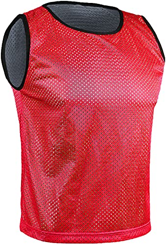 Pinnies Sport Child Youth Teen Adult 2-Color Reversible Bibs Soccer Basketball Football Scrimmage Team Jersey