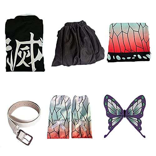 Kochou Cosplay Costume Kochou Outfit Cosplay Kimono Outfit Uniform Costume Full Set with Wig