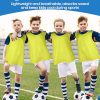 50 Pack Pinnies Bulk Scrimmage Vests Lightweight Youth Scrimmage Vests Team Soccer Basketball Jersey Pinnies for Sport