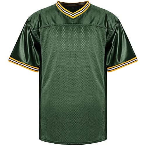 Blank Football Jerseys Mesh Athletic Football Shirt Practice Sports Uniform Black White Jersey