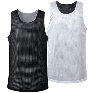 Men's Reversible Basketball Jersey Blank Mensh Jersey Team Uniform Custom Basketball Shirts XS-XXL