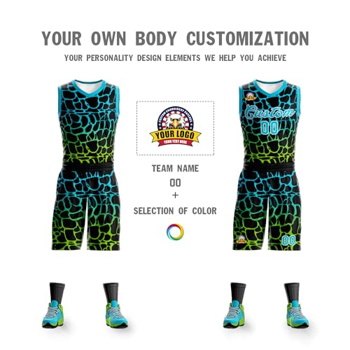 Custom Basketball Jersey Uniform for Men Women Youth Personalized Sportswear Printed Team Name Number Logo