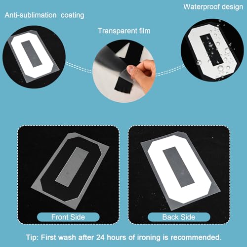 22PCS Iron on Numbers, 0-9 Jersey Numbers, Heat Transfer Number, Suitable for Sports T-Shirts and Team Uniforms, Suitable for